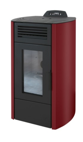 Poêle à granulés - WinterÖfen WO70 - 7 kW - Rouge Poêle à granulés - WinterÖfen WO70 - 7 kW - Rouge