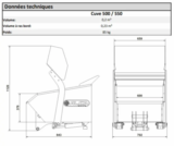 Cuve pour Mini dumper 500/550 B