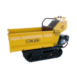 Photo Mini dumper avec plateau et ridelles extensibles