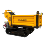 Mini Dumper avec pateau et ridelles à charnières et amovibles